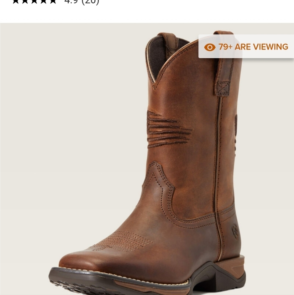 Ariat Boys Brown Boots Size 2